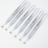 1mm Extra Feine Spitze 3/6er Pack Gelstift Set Weiß, Gold und Silber Gel-Tinte Stifte für Künstler, Weißer Gelstift, Weißer Tintenstift