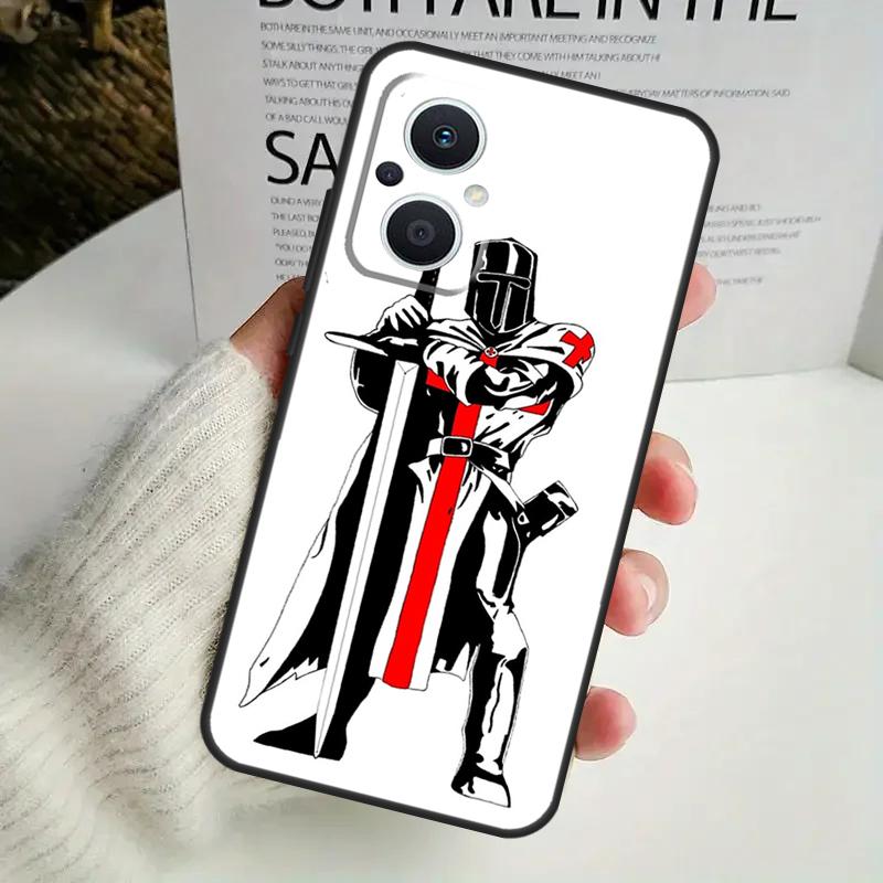 

Christian Templar Knights Case For OPPO Reno 8 7 6 5 4 Lite 8T 5Z 4Z 10 11F OPPO Find X5 X6 Pro X2 Neo X3 Lite Cover OPPO Find X3 Pro
