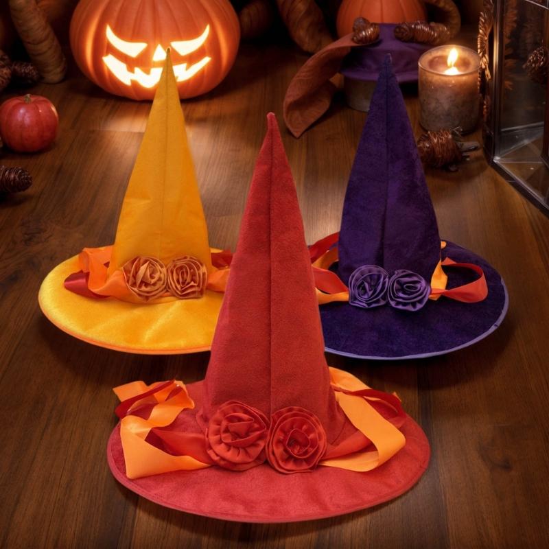 Lightweight Pointed Witch Hat With Stylish Design Halloween Costumes Accessories Comfortable Clothing Accessory