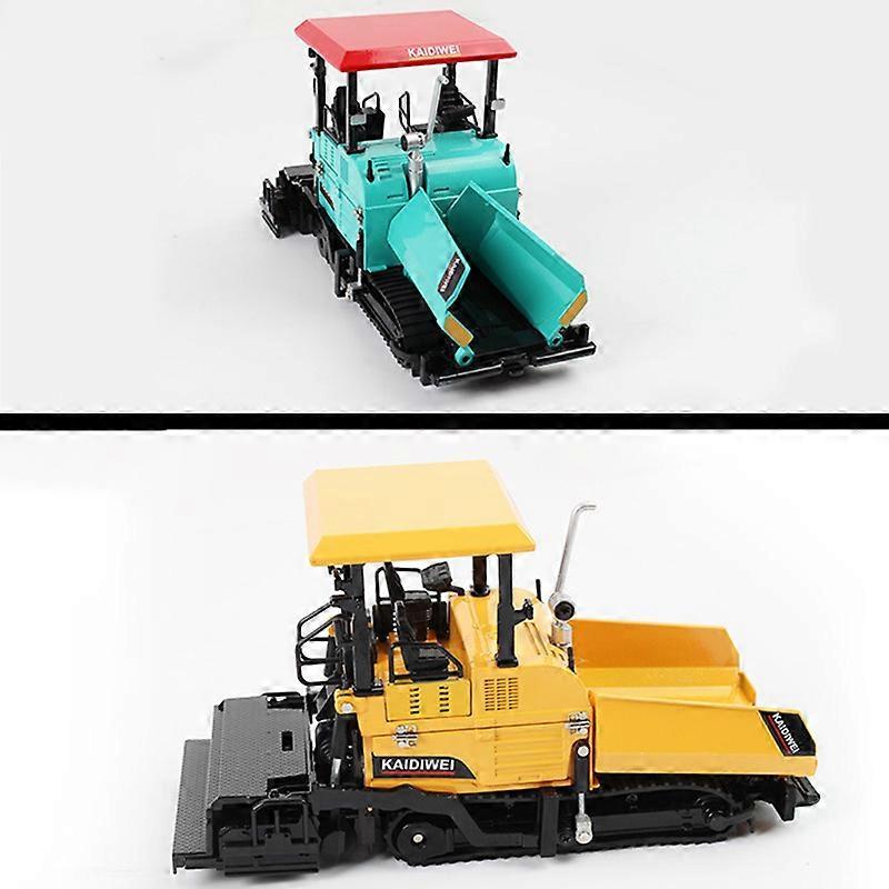 Alloy Paver Machine Highway Construction Truck 1:40,Yellow