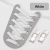 Elastic Laces Sneakers Press Lock Shoelaces Without Ties 8MM Wide Flats No Tie Shoe Laces Kids Adult Sports Running Shoelace NEW