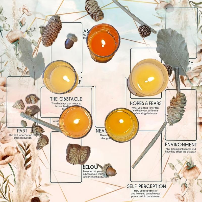 Reading Card Astrology Tablecloth Altars Cloth Square Divinations Cards Table Cloth Witchcrafts Deck Cloth Enduring