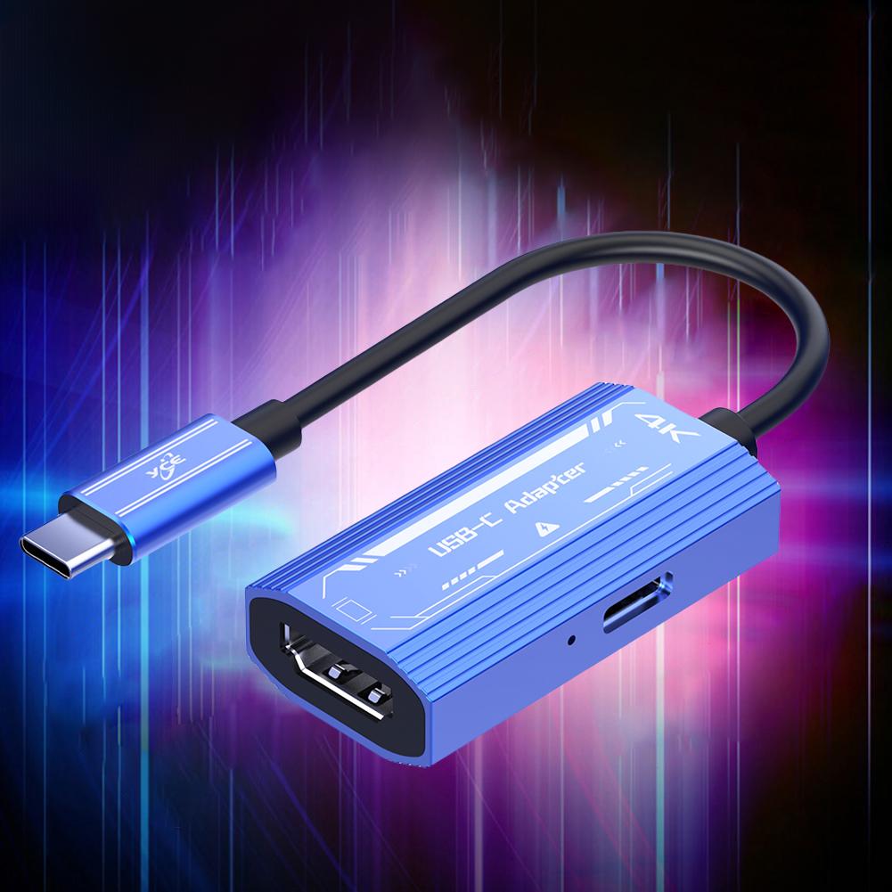 USB-C To HDMI-compatible Adapter (4K@60Hz) for XREAL/Rokid Air AR Glasses for iPhone 15 Huawei Mate 60/ Pura70 Samsung