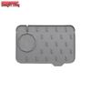 Dual-Sided Silicone Sink Mat: Splash-Proof, Quick-Dry, Kitchen & Bathroom Faucet Baffle.
