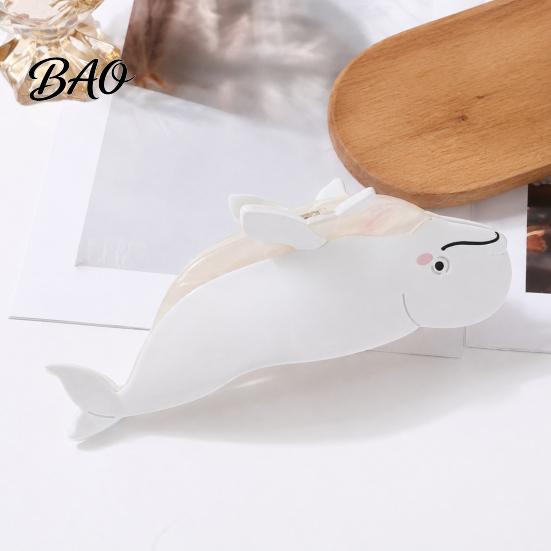 Fashionable Hairpins for Women Sea Animals Hair Claw Clip Women, Elegant Ocean Theme Hairpin, Beach Vacation Lightweight Fish/Turtle/Conch/Octopus