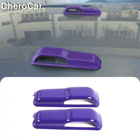 

2x Engine Hood Hinge Trim Cover Accessories For Jeep Wrangler JL JT 2018+ Purple