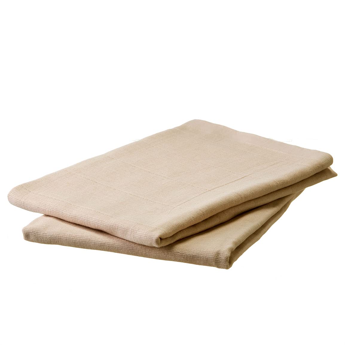 

Set of 2 Double-Ply Gauze Bath Towels, Made in Japan, Senshu Towels (Approx. 60 x 120 cm), Beige