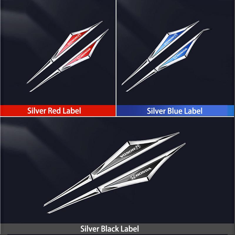 BXK3 2pcs for Honda Civci FIT CRV Accord Jazz HRV Dio Stepwgn Prelude Insight Odyssey 3d alloy car stickers car accsesories accessory