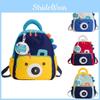 Cute Cartoon Nylon Backpack For Kids Lightweight Breathable School Bag In Macaron Colors