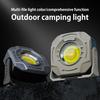 Mini Keychain Work Light Adjustable USB Rechargeable Waterproof Multi-function Portable Outdoor Camping Hiking Hanging Emergency Repair Lamp