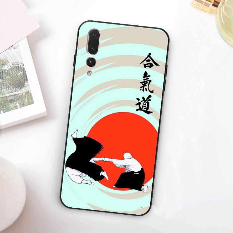 Japan Martial Aikido For Huawei Nova 12i 12s 11i 7i 8i Y73 Y70 Y90 Y60 Y72 Y61 Y91 9 10 SE P30 Pro P40 Lite Case