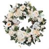 Artificial Door Wreath (45 Cm Diameter), Wall Decoration for The Front Door, Ideal Anniversaries