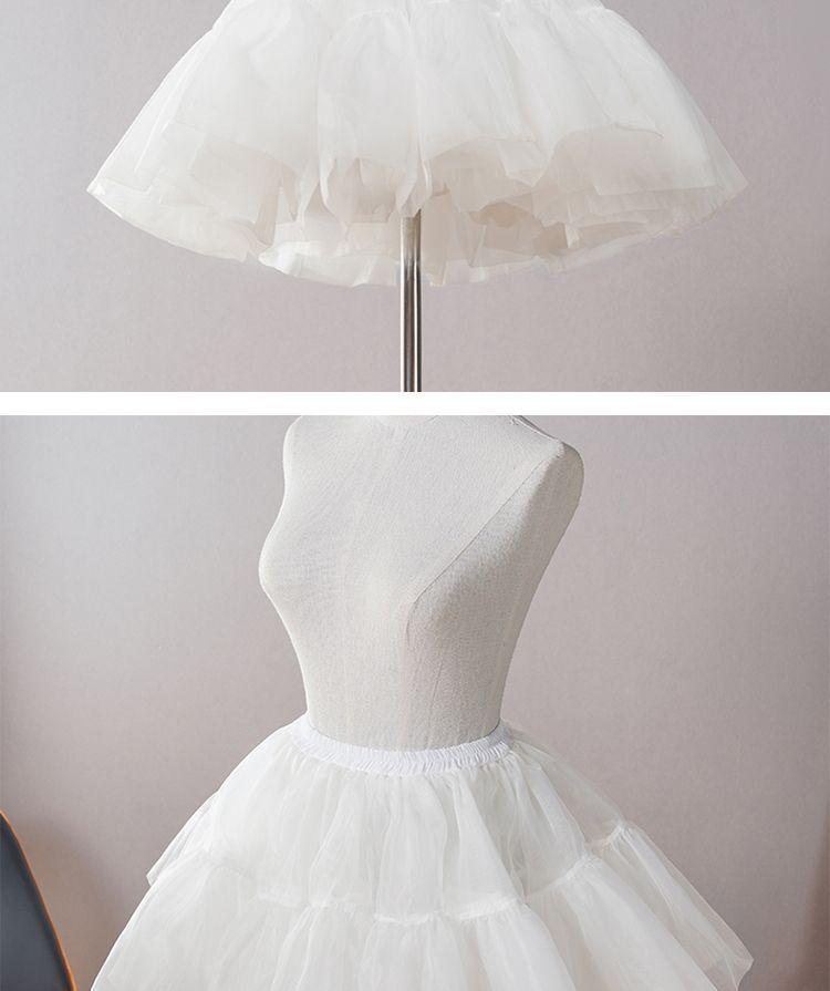 Everyday Lolita Soft Tulle Mini Petticoat – 35CM Boneless Support for Cosplay