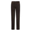 FERRAROMILANO Corduroy Thermal Slim Fit Fleece-Lined Pants D/Brown (Am0Fbpc45458)