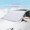 Car Front Windshield Cover Auto Sunshade Snow Ice Protection Cover Winter Summer Windshield Shield