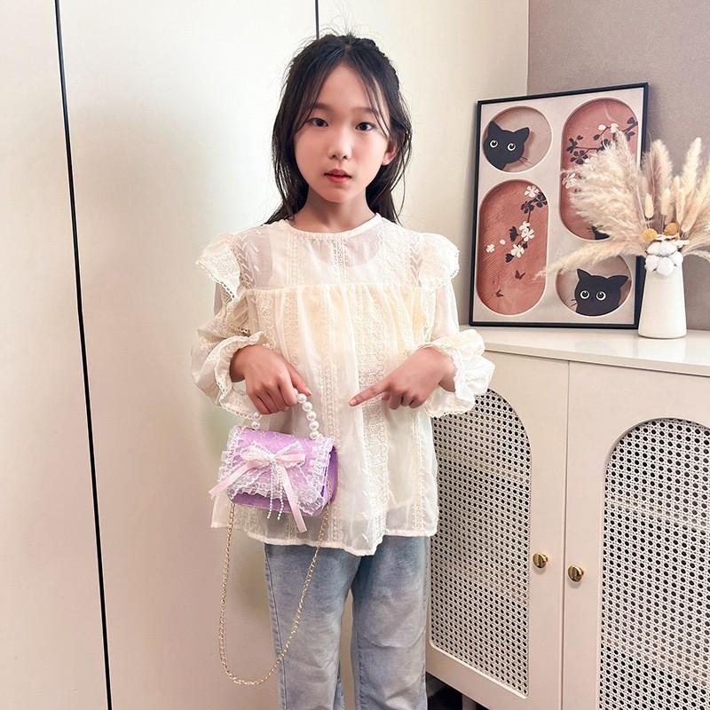 Handbag Small Girls Pu Material Kids Cute Designer Mini Shoulder Bag For School