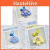 Plastic Bunny Keychain With 3d Embossed Fleece Ears For Bag Decor