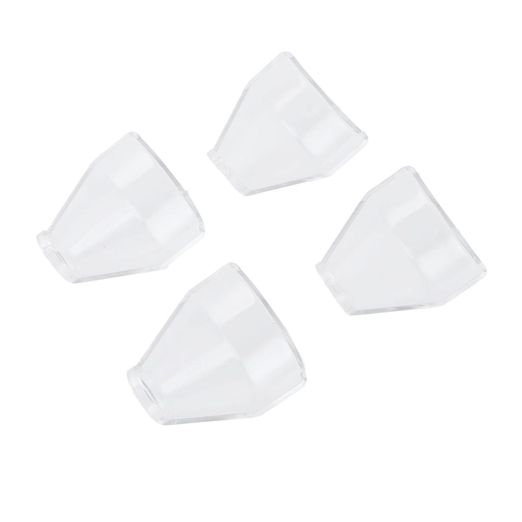 4Pcs Rotary Tool Shield Attachment ABS Transparent Dustproof Electric Grinder Drill Cover 18mm