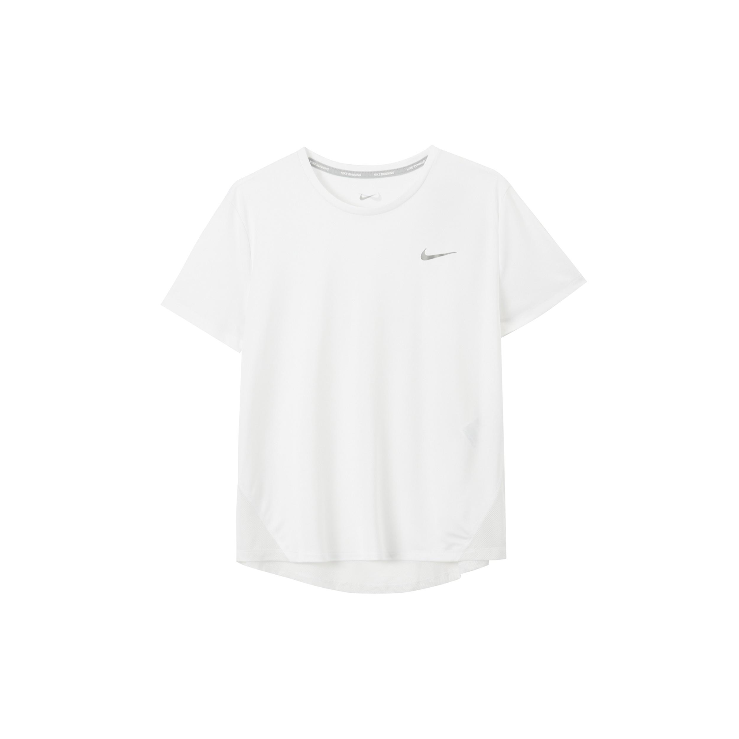 (WMNS) Nike Dri-FIT Sports Training Quick Dry Breathable Round Neck Short Sleeve White T-Shirt Women s AJ8122-100 L