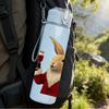 1PC Rabbit Drinking Wine Funny Print 750ml Color Plastic Sports Water Bottle Leakproof Flip Straw Lid Suitable for Sports Office Home Use