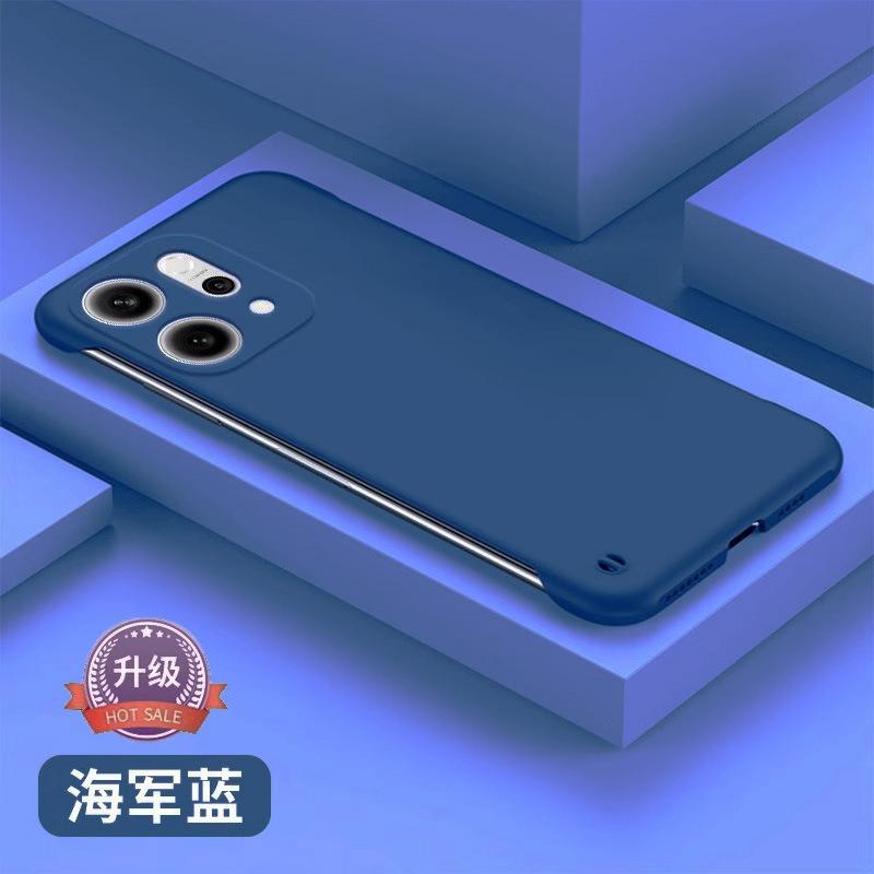 Applicable opporeno14 mobile phone case, liquid borderless Reno14Pro anti-drop protective case, advanced sense por hard