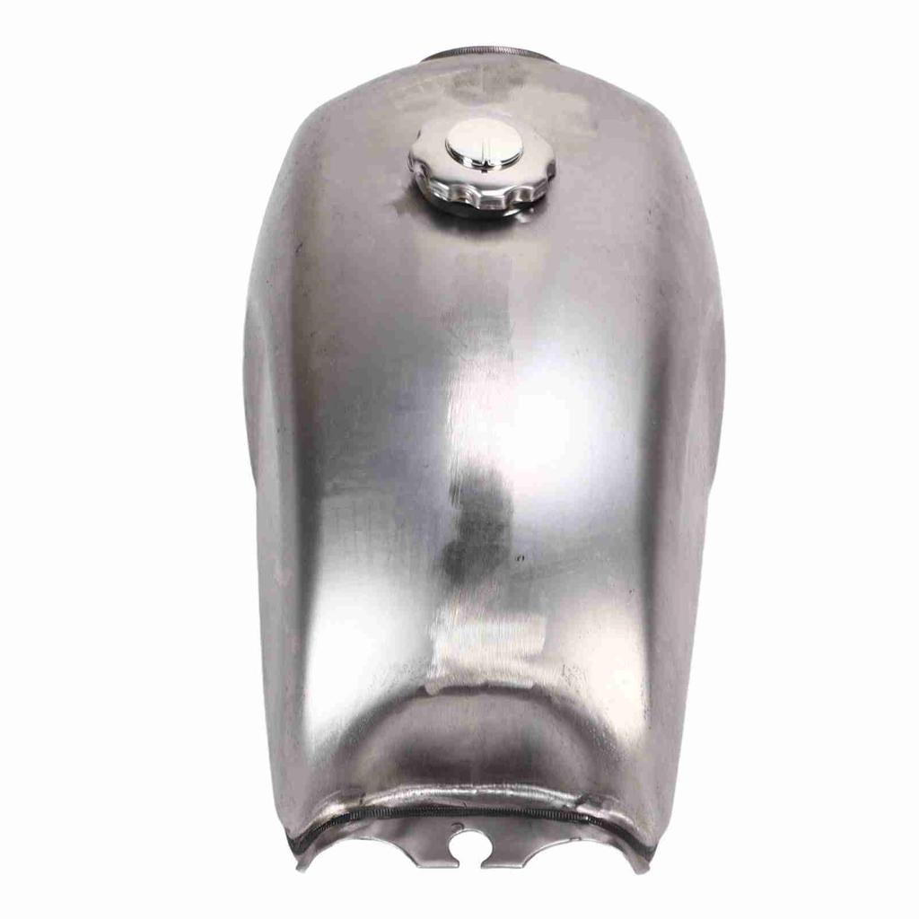 2.4 Gallons Motorcycle Gas Fuel Tank Bare Metal Retro Design Replacement for CFMOTO Mandrill