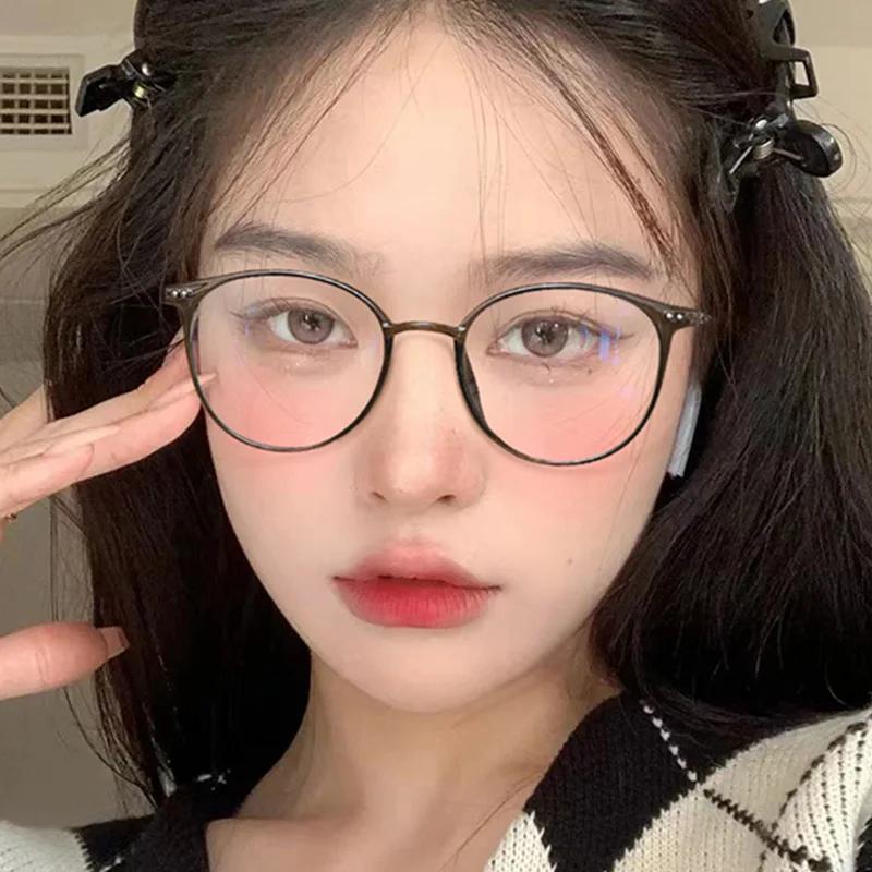 Student Prescription Reading Glasses Computer Anti-blue Light Function Eyeglasses Frames Office Girls Eyeglasses Frames