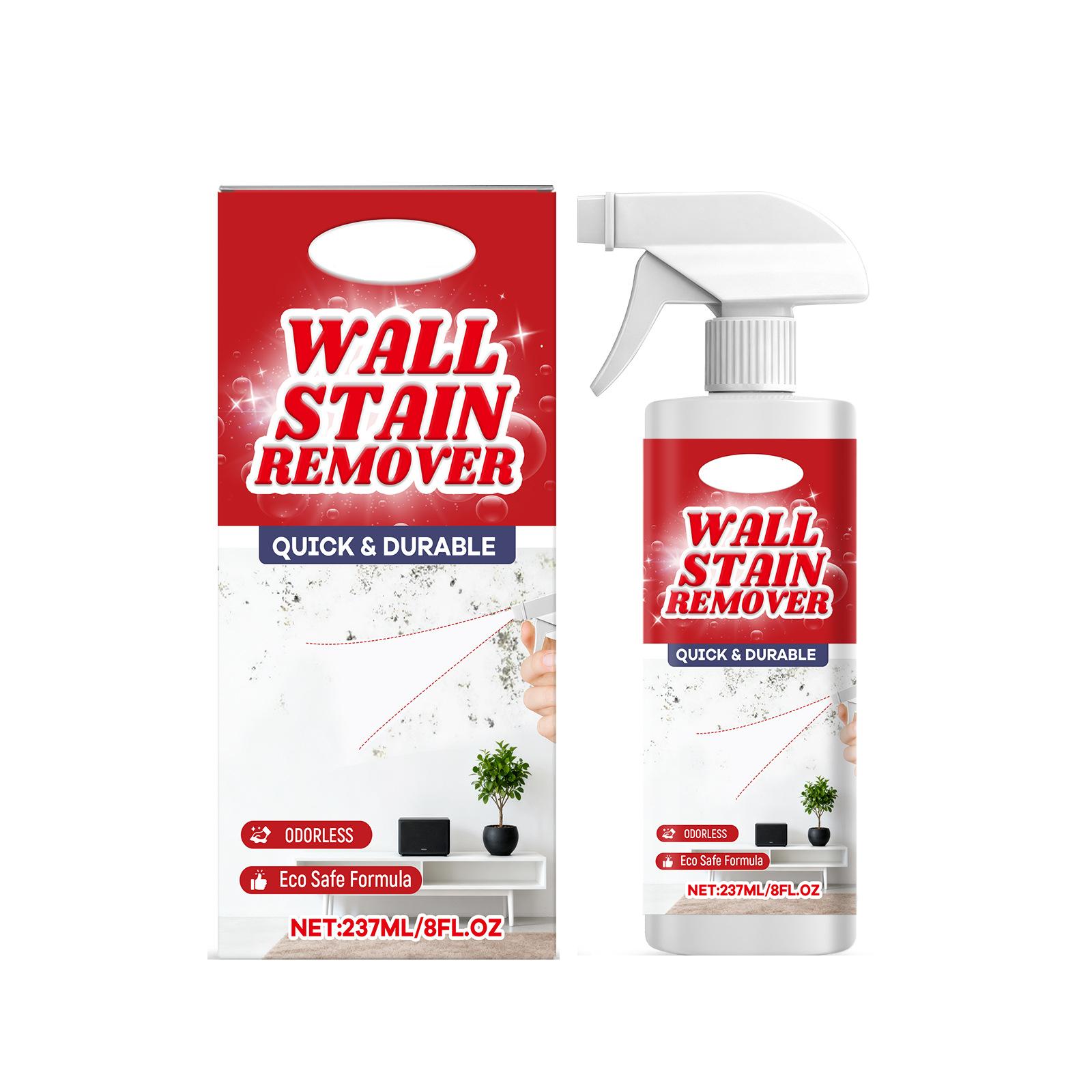 

The No-rinse Stain Removal Spray Wall Cleaning Spray Is Suitable For Cleaning Stains Bathroom Tiles And Fiberglass,237ml One Size білий