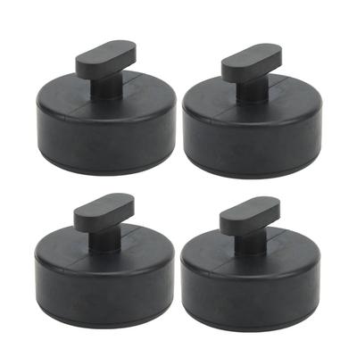 4 STÜCKE Wagenheberaufnahme Stützpad Pucks Gummi Größer Statische Reibung Ersatz für Corvette C5 C6 C7