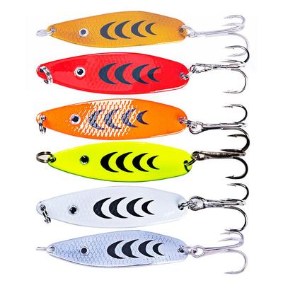 7.2G High Quality Fishing Spinner Lure, Metal Spoon Lure Fishing Tackle Pesca