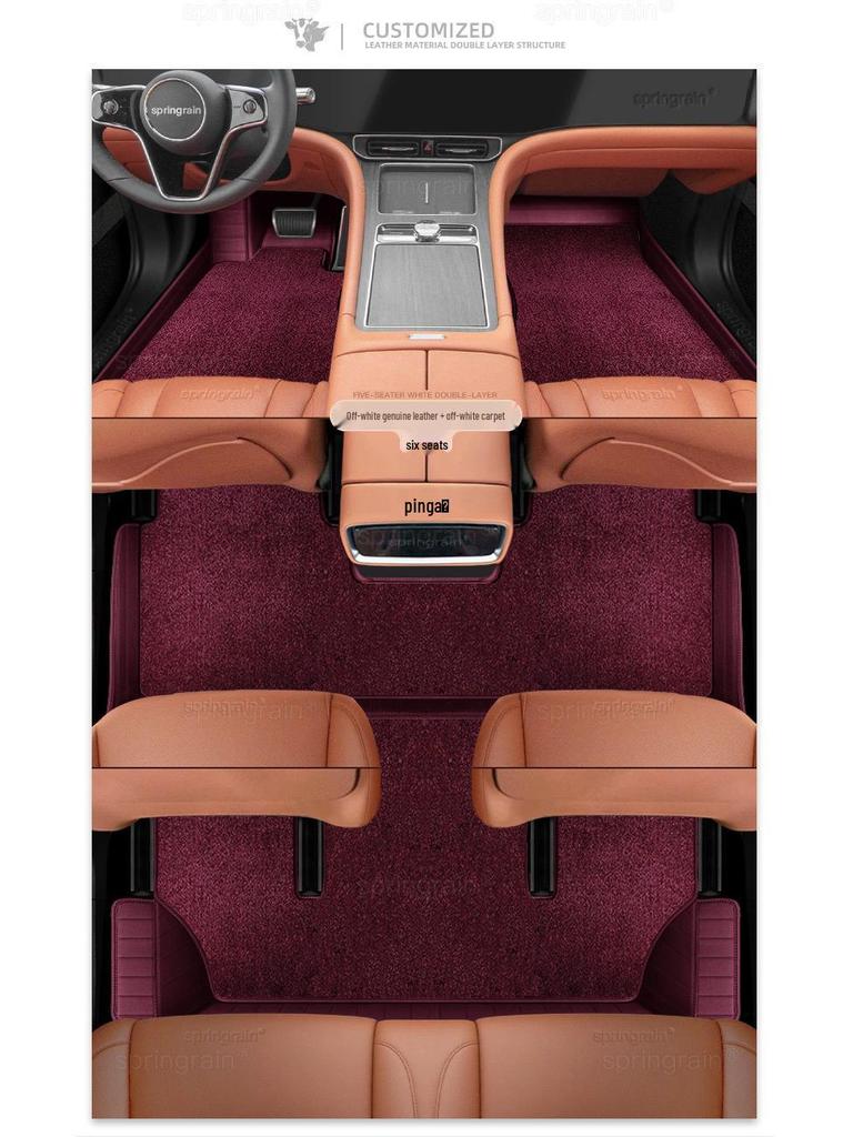 AITO M5 Ultra M7 Pro M8 Max M9 Electric Leather Car Floor Mats