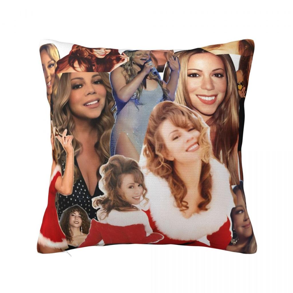 Mariah Carey American Singer Pillow Cover Morden Pillow Case Polyester Graphic Cushion Cover Pillowcases For Living Room Chair