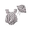 Summer Baby Newborn Toddler Infant Baby Girl Hat Jumpsuit Bodysuit Dots Print Clothes Sunsuit Clothing