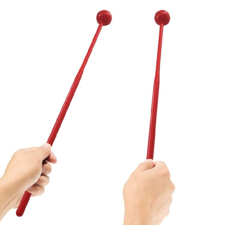 2Pcs Plastic Handle Percussion Instrument Accessories Mallets Beginners Training