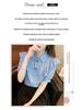 Summer 2024 Women's Pure Cotton Lace Short Sleeve Blouse - Fashionable Niche Design