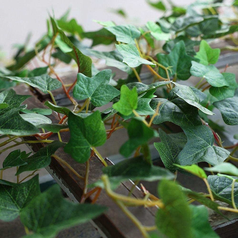Creative Green Artificial Ivy Vine 80 Leaves 160cm Faux Ivy Photo Props DIY Accessories Simulation Ivy Garland Home Decoration