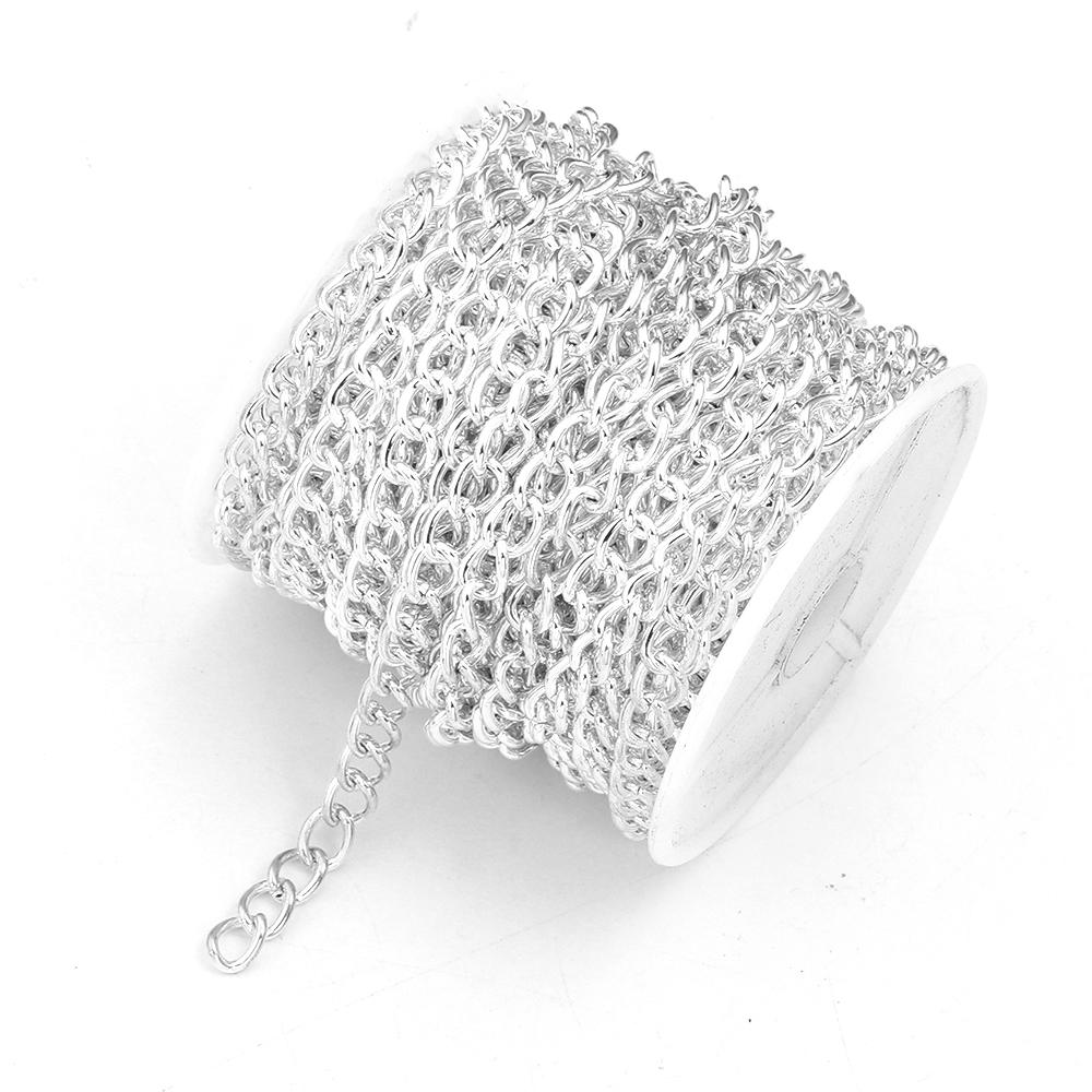 10Yards/Roll Metal Iron Chain Necklace Link Chain Bulk Chain For Jewelry Making Findings DIY Necklace Bracelet Chain Accessories