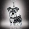 Exquisite Schnauzer Pendant Necklace Puppy Collar Chain Shiny Fashion Necklace  Unisex