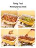 Shixun Thickened Golden Aluminum Foil Rectangular Food Container