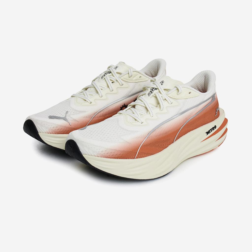 Puma Deviate Pure Nitro Hello Sunrise [PKI31485201-Warm White-Maple Syrup-PUMA Silver]