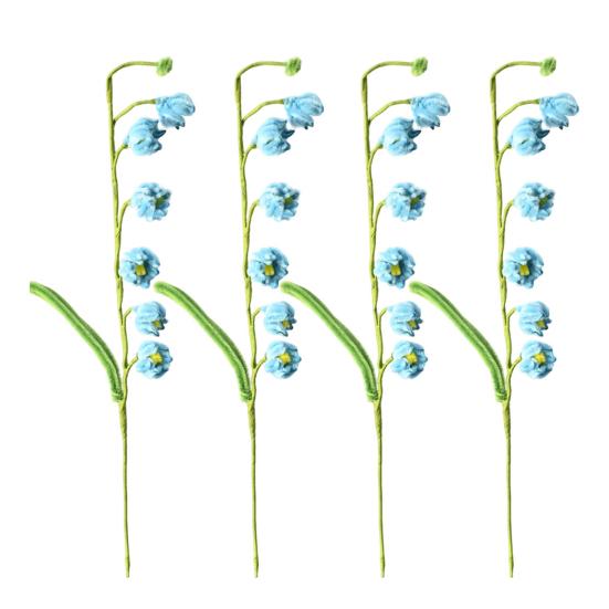 Ручна квітка Конвалії Готова квітка з синельної дротини Ремесло Квітка Штучна квітка Подарунки на День Святого Валентина Весілля Вечірки Дні народження Дім