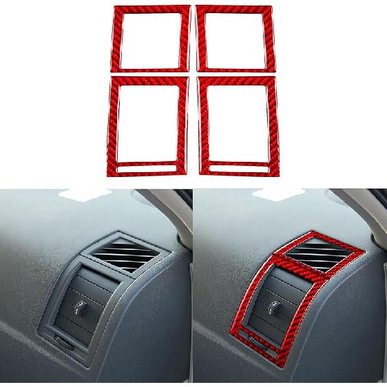 Real Premium Soft Carbon Fiber Interior Accessories Sticker Compatible with Chrysler 300 300C 2005 2006 2007 Car co 2006 Pilot Side Glove Box Storage