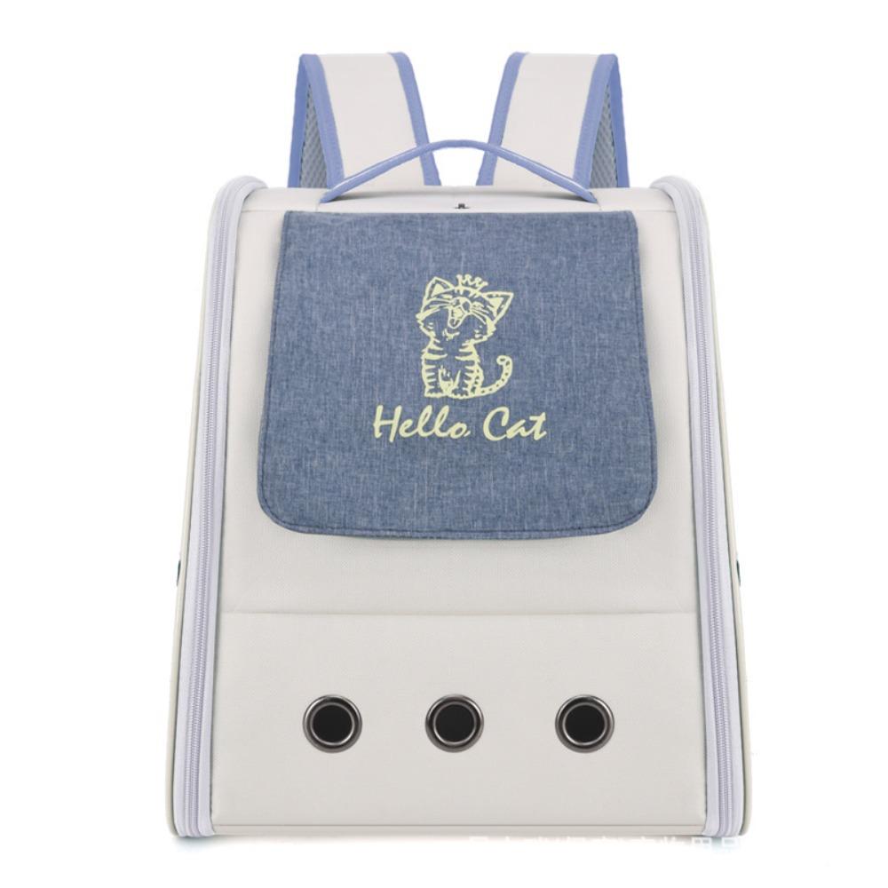 Carrying Pet Backpack Breathable Cat Bag Lightweight Pet Double Shoulder Bag Cat
