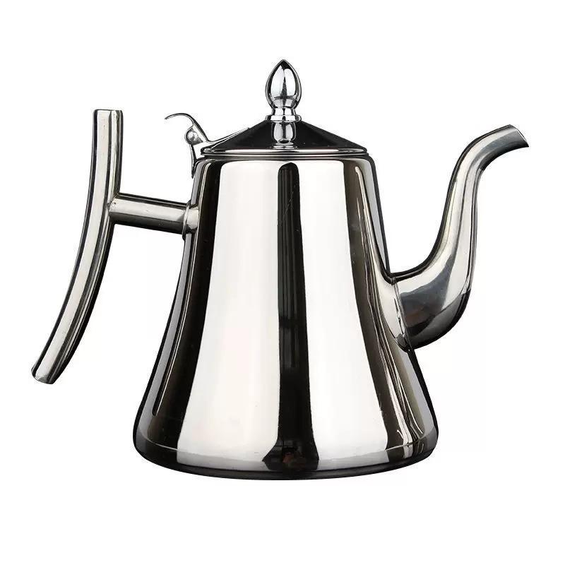 

Stainless steel kashi kettle with strainer, coffee maker, teapot, flower teapot, induction cooker, kettle, suitable for hotels and restaurants