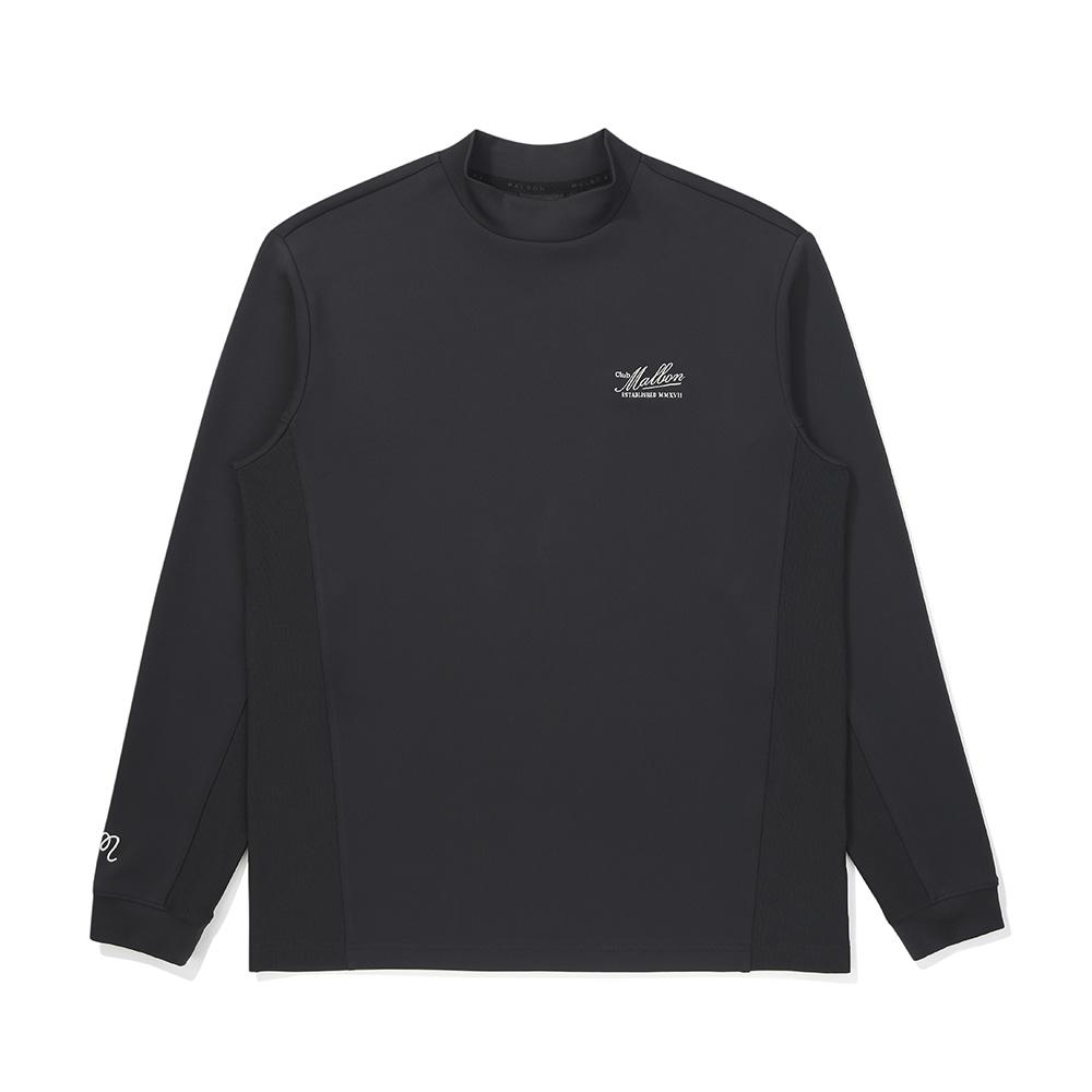 MALBON GOLF Club Malbon Mock Neck Black (Man)