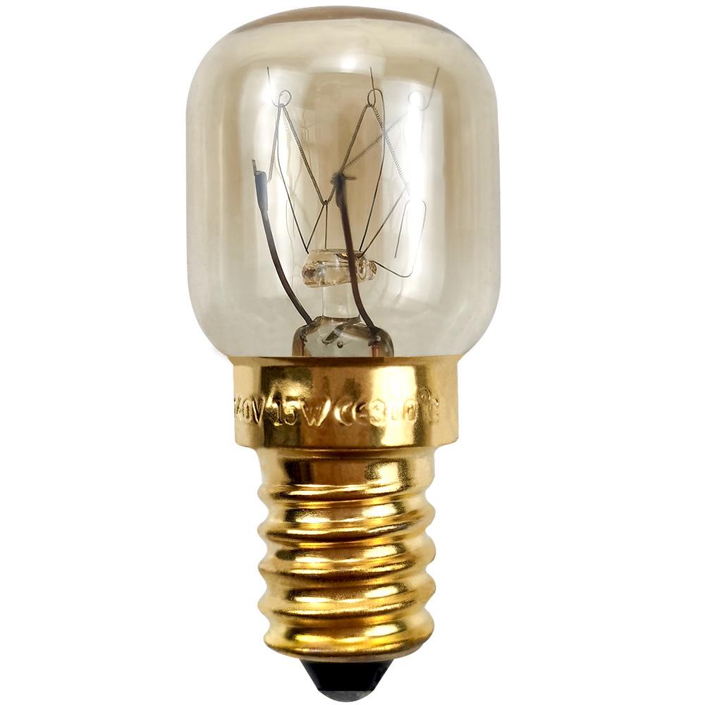 E14 High-Temperature Resistant Oven & Microwave Light Bulb, 15W/25W - Fits Himalayan Salt Lamps