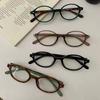 Green Oval Anti Blue Light Glasses pc Frame Women Men Ellipse Computer Glasses Eyewear Blocking Optical Spectacle Eyeglasses