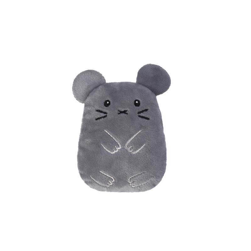Catnip Toy Cartoon Animal Shaped Sound Scratch Resistant Plush Catnip Fragrance Toy
