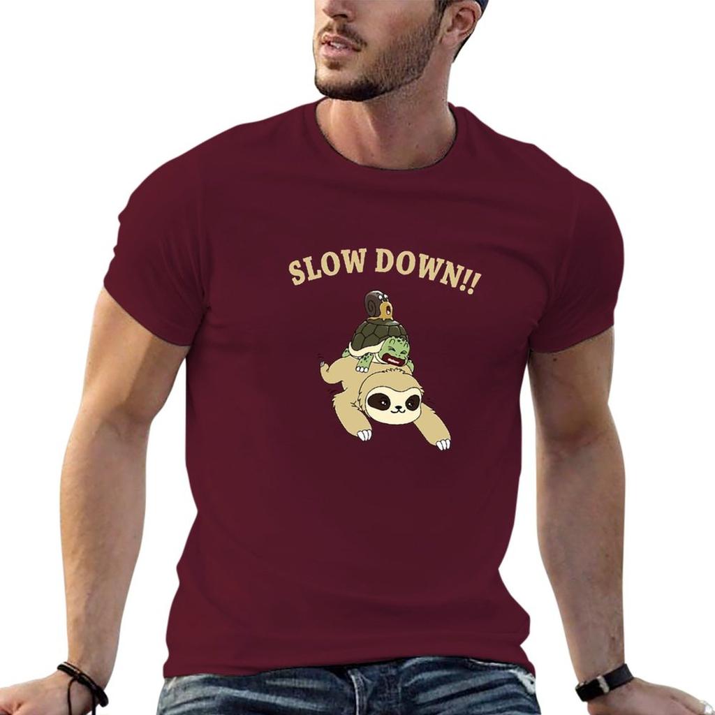 Slow Down TShirt tshirts man heavyweight t shirts oversized t shirts designer t shirt men