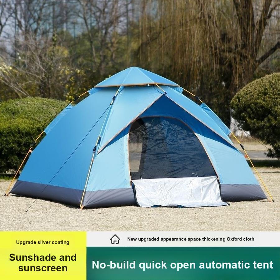 Automatic Folding Tent Outdoor Camping Family Shelter Sunscreen Waterproof Hiking Gear